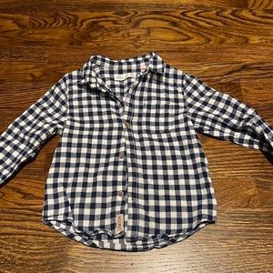 Zara shirt boy top 3 4 blue